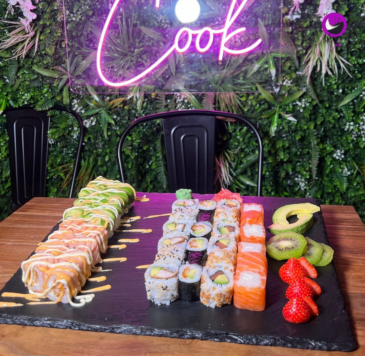 asian cook sushi